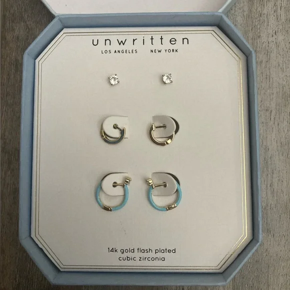 Unwritten Jewelry Macys Unwritten Pairs Of Earrings 4k Gold